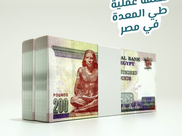 تكلفة عملية طي المعدة في مصر